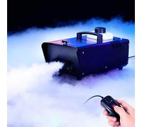 Low Lying Fog Machine with Wired Remote Fast Heating Easy Opertative Dry Ice Compatible for Stage Halloween Wedding Escape Room Effects