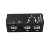 Low noise guitar pedal board buffer splitter eliminates signal degradation in extension cable and effect system Double amp setup buffer pedal