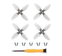 Low Noise Propellers, for DJI NEO2, ABS Replacement Blades for Quiet Flight, Grey, 2 Pairs