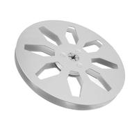 Low Noise Rewind Spool 1/4 7 Empty Spool Universal High Strength for Reel to Reel Cassette Players (Silver)