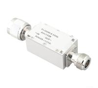 Low Noise RF Amplifier for 100 MHz to 8500 MHz, 30 dB Gain, 15 dBm Output Power at 3 GHz, CNC Metal Housing, Compact (45 x 25 x 12 mm), for Portable Measurement and Field Applications