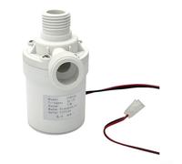 Low Noise Submersible Water Pump for Aquariums, Brushless DC Power Boost, Energy Efficient Quiet Operation for Fish Tanks Fountains Home Office, Compact White(12V)