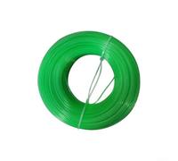 Low Noise Trimmer Line 100m Dual Polymer for Increased Resistance to Breakage and Welding, Designed for Efficient Lawn and Garden Maintenance (Green)
