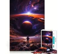Low Orbit Tour of Jupiter 1000 Pieces Jigsaw Puzzles for Adults Recall Boost Good Thick Real Challenge Art Display (50x75cm)