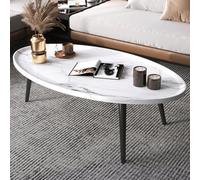 Low Oval Coffee Table,Corner Sofa Table, Solid Table Legs, Modern Coffee Tables, Centre Table For Living Room, Tea Table, Side Table for Living Room,Small Space