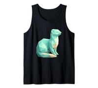 Low Poly Geometric Ferret Tank Top