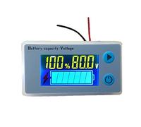 Low Power Consumption Battery Monitor, Stable Battery Tester With Protective Back Cover Clear Display Car Battery Tester for Truck Boat Rv Marine Vehicle Car