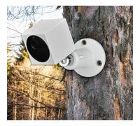 Low Power Consumption Camera Mount for Arlo Pro Ultra Wyze Cam, 360 Degree Rotation Plastic Stand, PC+ABS White Bracket