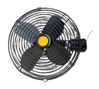Low Power Consumption Vehicle Fan With 2 Speeds Energy Efficient Metal Cooling For Car Trucks And Sedans Heavy Duty Truck