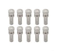 Low Pressure Brass Misting Nozzles Designed for Garden Sprinkling and Cooling, Nozzles with Precise Orifice and 6mm Diameter Connector, 10pcs (0.3mm)