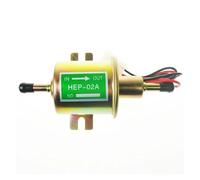 Low Pressure Gasoline Electric Fuel Pump HEP-02A 12V 24V For Car Motorcycle Diesel Pump Fuel Transfer Pump EP-500-0 Excavator(Black)