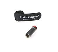 Low-Profile 3 Pin Male Mini XLR Connector Original Plug for Audio Microphone Cable Alvin’s Cables RED