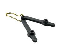 Low Profile Bleed Key, Heater Bleed Key, Stable & Robust, Save Heating Costs, Universal for All Radiators - 5 mm, Pack of Two, Narrow Space Radiator Bleed Key, Made in The UK