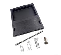 Low Profile Drip Tray for Gaggia Classic Pro RI9380, RI9403, RI9480 & New Classic, 2nd Gen Slim Design with Drain Pipe for Scales and Tall Cups, Heat-Resistant ABS Plastic Coffee Machine Accessory(D)