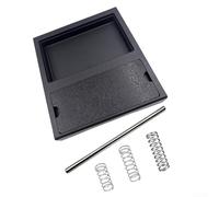 Low Profile Drip Tray for Gaggia Classic Pro RI9380, RI9403, RI9480 & New Classic, 2nd Gen Slim Design with Drain Pipe for Scales and Tall Cups, Heat-Resistant ABS Plastic Coffee Machine Accessory(C)