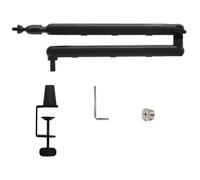 Low-Profile Foldable Mic Boom Stand, Shake-Resistant Aluminum Frame & Full Rotation for Musicians/Content Creators/Tablets Adjustable Mic Stand