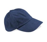 Low Profile Heavy Brushed Cotton Drill Baseball Cap Pre-Curved Peak Unisex Hat