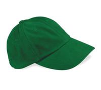 Low Profile Heavy Brushed Cotton Drill Baseball Cap Pre-Curved Peak Unisex Hat