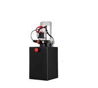Low Profile Hydraulic Lifting Jack Car Jack Hydraulic Pump 12V Dc Double Acting Power Unit Quart Steel Oil Tank Dump Trailer Truck Lift Pump Car Hydraulic Pumps