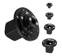 Low Profile Impact Socket Adapter Set, Drive Ratchet Adapter Set 1" to 3/4", 3/4" to 1/2", 1/2" to 3/8", 3/8" to 1/4" Magnetic Design, Works with Sockets/Wrenches/Cordless Drills 4PCS