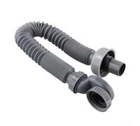 Low Profile P Trap Flexible Drain Pipe For Showers And Bathtubs, Constructed From PP With Silica Gel Sealing Ring To Secure And Leak-resistant Fit