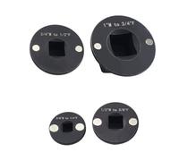 Low Profile Socket Adapter Set, 4 Pieces, Cr Mo Steel, Multi - Size Drive Conversion - Compact Design for Tight Spaces, Rustproof Construction, Versatile Tool Compatibility