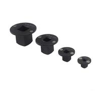 Low Profile Socket Adapter Set 4PCS Featuring Heat Treated Stainless Steel Construction for Durability and Stackable Design for Organized Storage