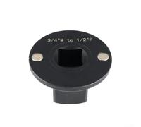 Low Profile Socket Adapter Set for Impact Driver, Heat-Treated Steel 1/4-3/8 3/8-1/2 1/2-3/4 3/4-1 Inch Reducer, Compact Non-Slip Design for Auto Repair Tight Spaces(12.7 to 18.7mm)