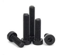 Low Profile Socket Head Screws Hex Drive Flat, 5-10pcs M3-M8 Grade 8. Steel Black Hex Socket Thin Low Short Profile Head Cap Screw Bolt(M5x8mm(10pcs))