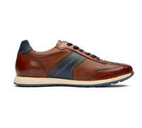 Bugatti Mens Low Profile Casual Trainers Brown