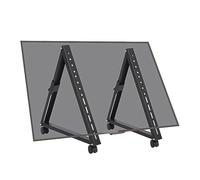 Low Profile TV Stand with WheelsAdjustable Floor Monitor for 4070 Inch TVs Mobile TV with RecessConnect Bracket Ideal for Home & Office Use