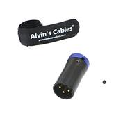 Low-Profile XLR 3 Pin Male Connector Original Plug for Audio Devices Alvin’s Cables Blue