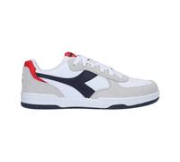Low Raptor Trainers White/Blue/Red Classic, male, Diadora, Sneakers, Multicolor, 10 UK, Shoes 10 UK