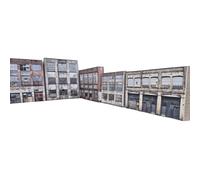 Low Relief Card OO Gauge Industrial Buildings Pack of 5 1/76 scale model Set 43