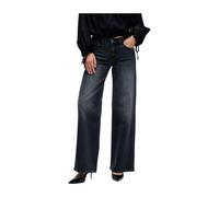 Low Rise Wide Leg Jeans - female - Salsa - Wide Jeans - Black - W29 L32 - Jeans W29 L32