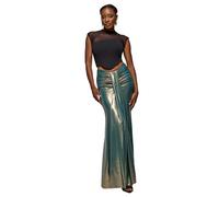 Low Rise Women's Skirt Goddiva Maxi Bleu M