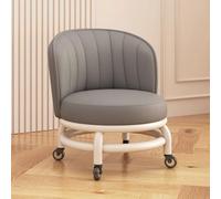 Low Rolling Stool with Back Support,Upgrade Wide Thicken Seat 360° Rotating Wheels,Suitable for Home,Office,Garage,Massage,Fitness,Shop