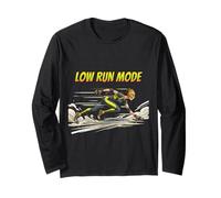 Low Run Speed Cheetah Motion Dynamic Graphic Design Long Sleeve T-Shirt