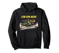 Low Run Speed Cheetah Motion Dynamic Graphic Design Pullover Hoodie