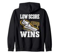 Low Score Wins Cross Country XC Runner Meet Team Sport Zip Hoodie