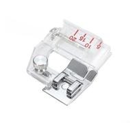 Low Shank Adjustable Hem Presser Foot 5-20mm - Multi-Function Binder Foot for Quilting and Raw Edge Finishing