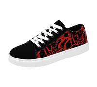 Low Shoes Teenagers Men's Casual Shoes Fashion Fabric Shoes Trainers Simplicity Sports Shoes Lightweight Fitness Shoes Breathable Running Shoes Hiking Shoes Running Sneakers, red, 9 UK