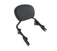 Low Short Gloss Black Detachable Sissy Bar Quick Release Backrest Upright With Passenger Pad & Bracket for Harley Davidson Touring like Street Glide Road King CVO Ultra Electra ref 54248-09A 51579-05A