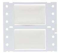 Low Smoke Zero Double Sided PERMASLEEVE Heat Shrink TUBING, 0.75 in.X 2 in. W, White, ROLL of 100