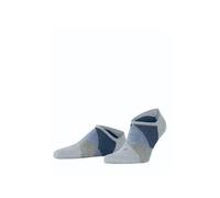 Burlington Men's Clyde M Sn Cotton Low-Cut Patterned 1 Pair Trainer Socks, Grey Arctic Melange 3221, 6.5-11