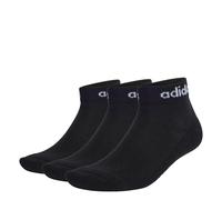 Pack of 3 Pairs of Think Linear Socks in Cotton Mix black + black + black