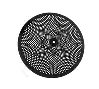 Low Sound Cymbals Silent 16" Crash Cymbals For Percussion Instrument Drum Set Practice Cymbal Set (Color : A)