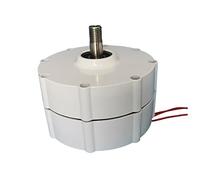 Low Speed 600W 12V 24V 48V 3 Phase Gearless Permanent Magnet Generator AC Alternators Use For Wind Water Turbine(Without Base,Onecolor,1000W)