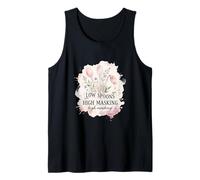 Low Spoons High Masking Autistic Adult Burnout Tank Top