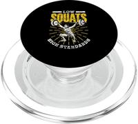 Low Squats High Standards Fitness Sports Workout Gym Squat PopSockets PopGrip for MagSafe